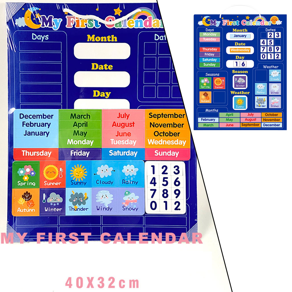 Kids Education Center - Круглый обучающий учебный центр времени, календарь,