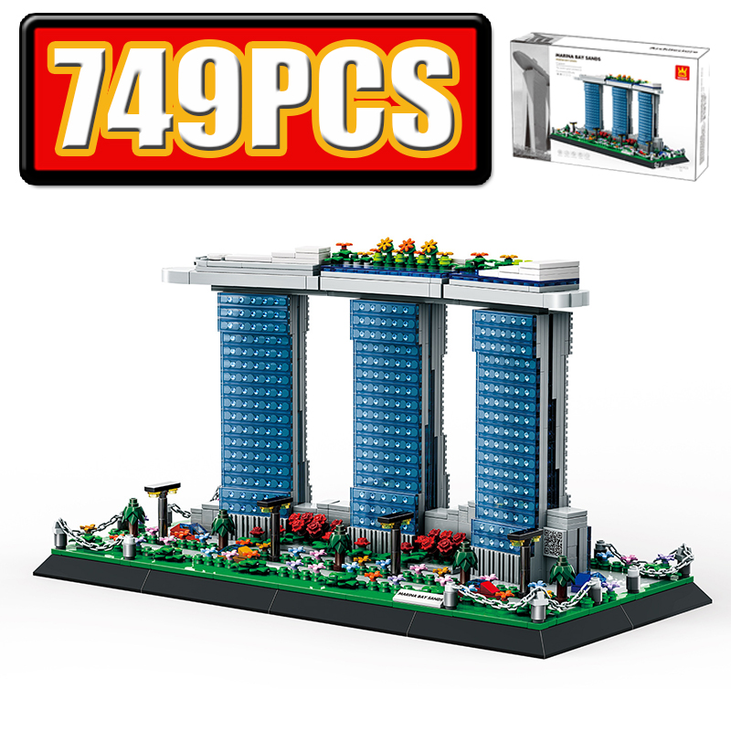 Kids Education In Singapore - 1154 детали, 4217, Конструктор «Марина Бэй
