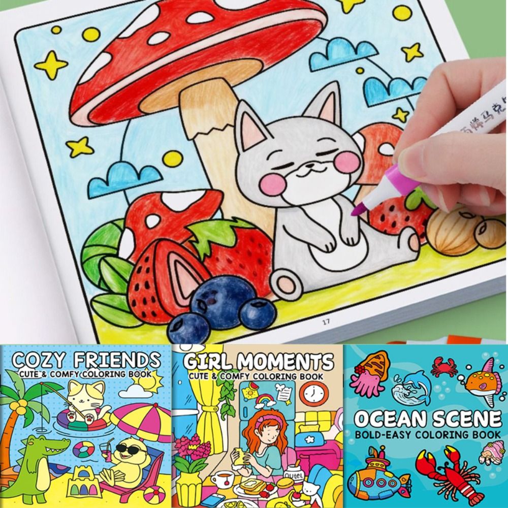 Kids Education Drawing - Креативная книжка-раскраска «сделай сам», развивающие сенсорные