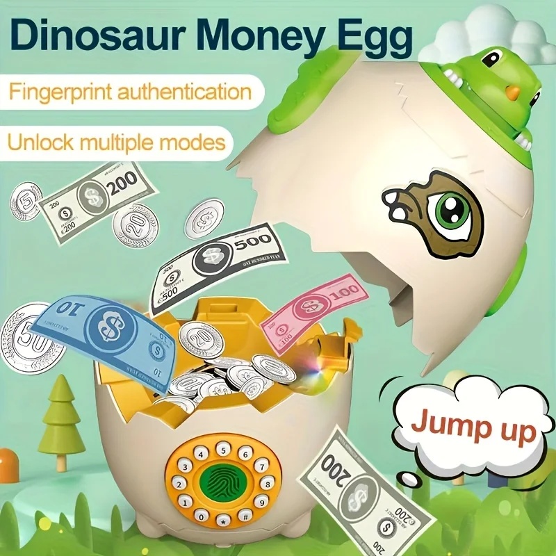 Kids Education Savings - Копилка в виде яйца динозавра с
