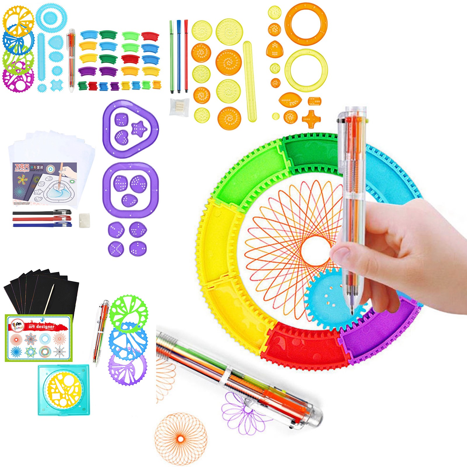 Набор для рисования «Спирограф – обзор и цена Kids Education Drawing