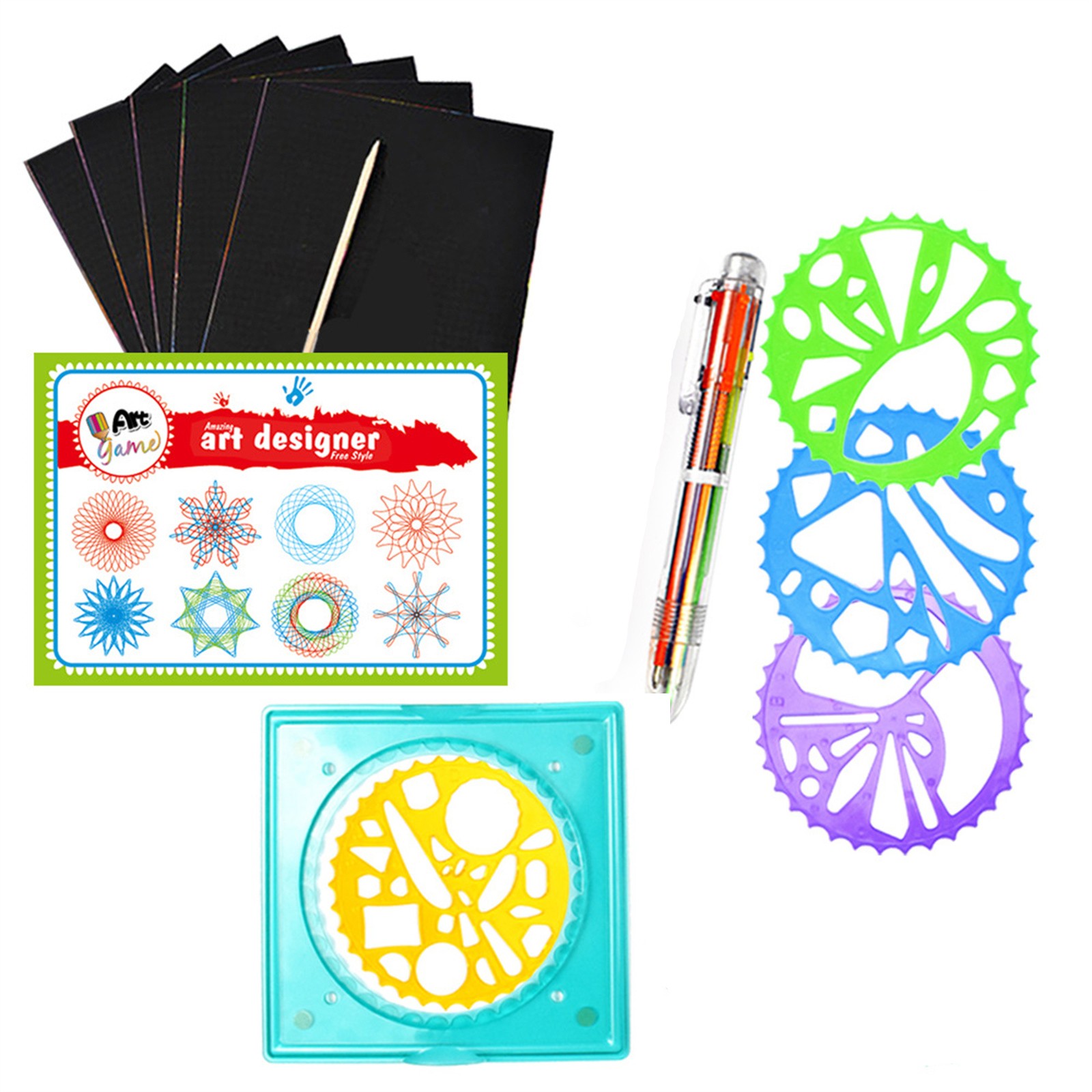 Набор для рисования «Спирограф – обзор и цена Kids Education Drawing
