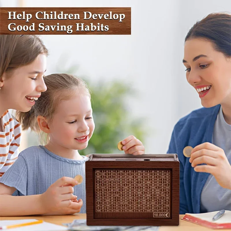 Деревянная копилка для сбереже – обзор и цена Kids Education Savings