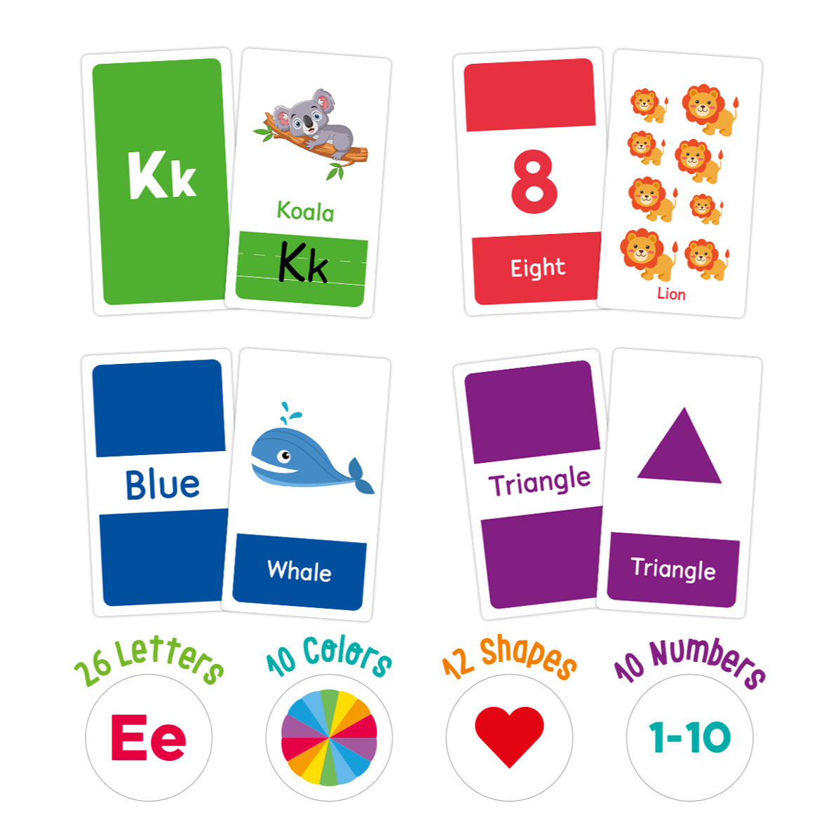58 шт. карточки с алфавитом AB – обзор и цена Kids Education Gift