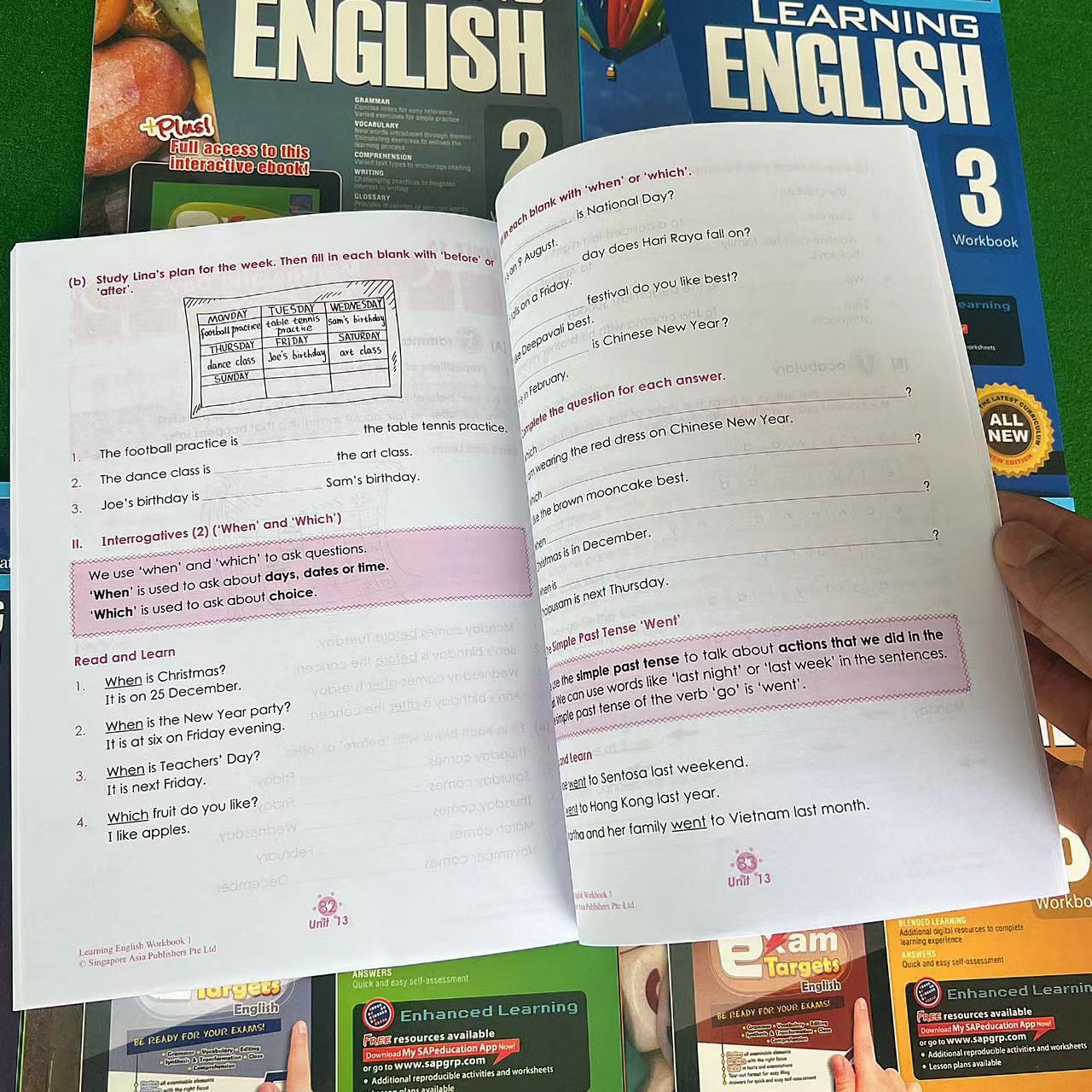 2 книги для обучения Sap 1- 6  – обзор и цена Kids Education In Singapore