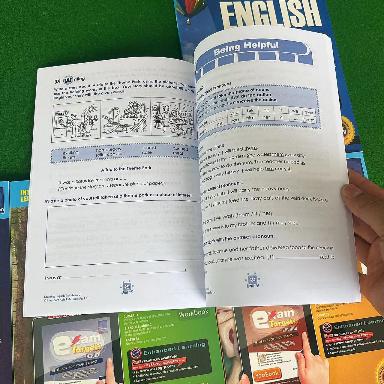 2 книги для обучения Sap 1- 6  – обзор и цена Kids Education In Singapore