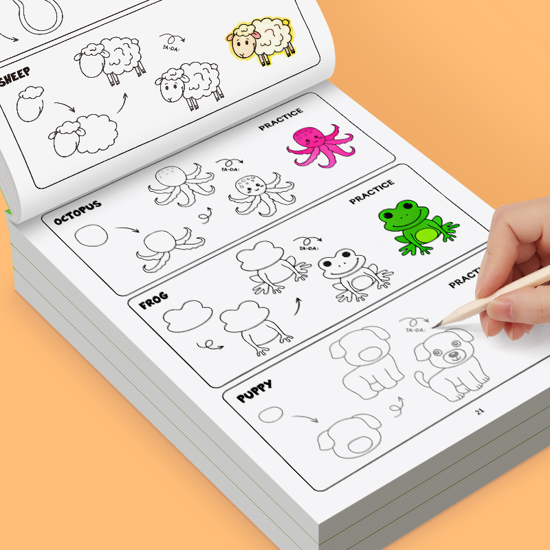 Детская книга для рисования жи – обзор и цена Kids Education Drawing