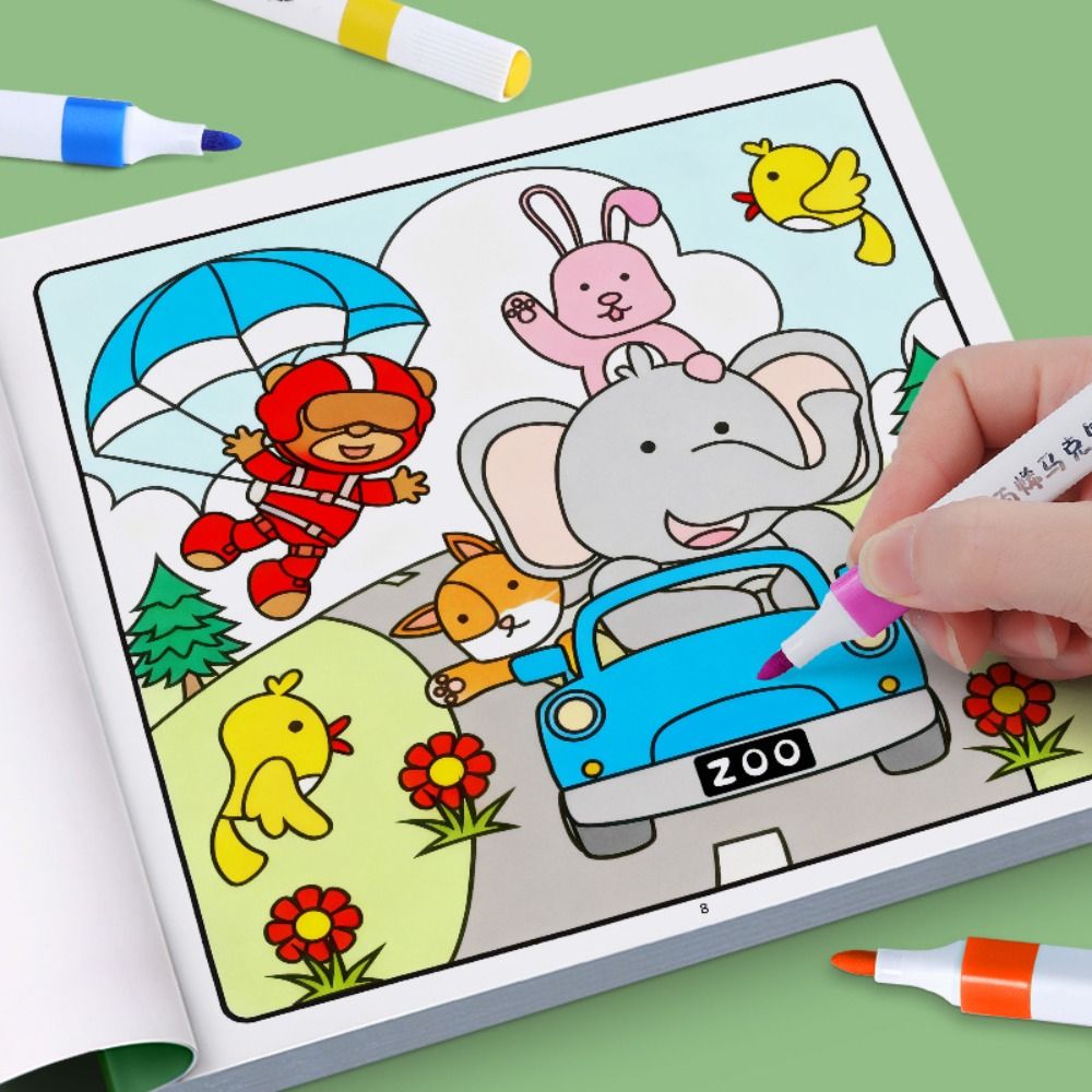Креативная книжка-раскраска «с – обзор и цена Kids Education Drawing