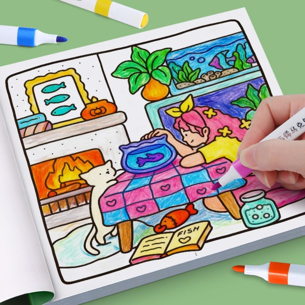 Креативная книжка-раскраска «с – обзор и цена Kids Education Drawing